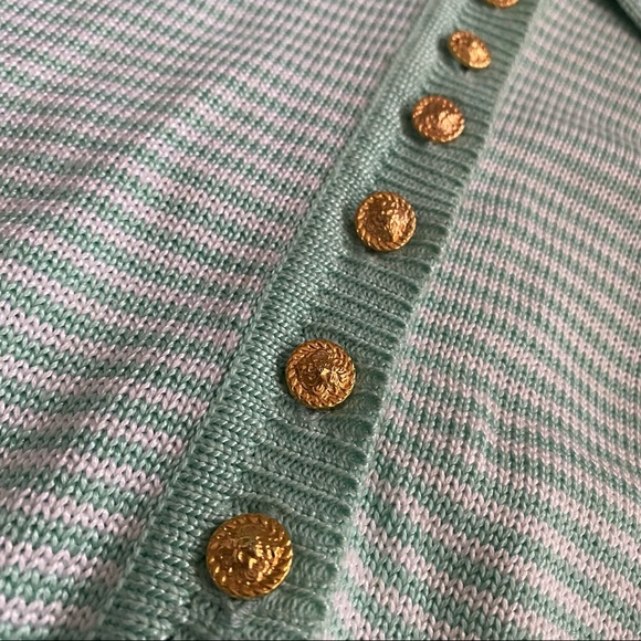 Vintage Fia Italia handloomed striped collared sweater - Picture 8 of 9